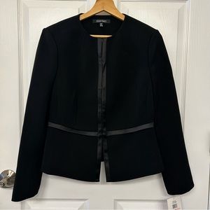 Ellen Tracy collarless jacket 10P